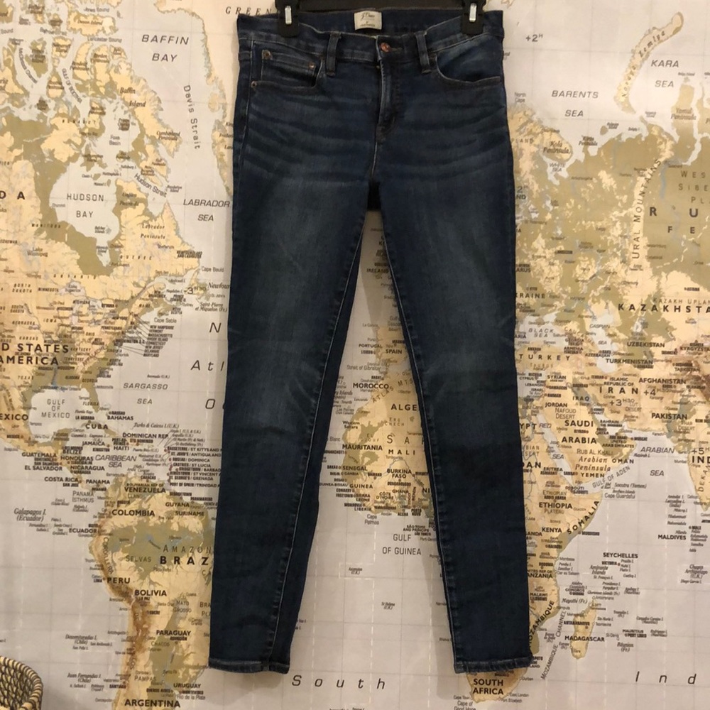 J Crew 8” Toothpick Skinny Jean
